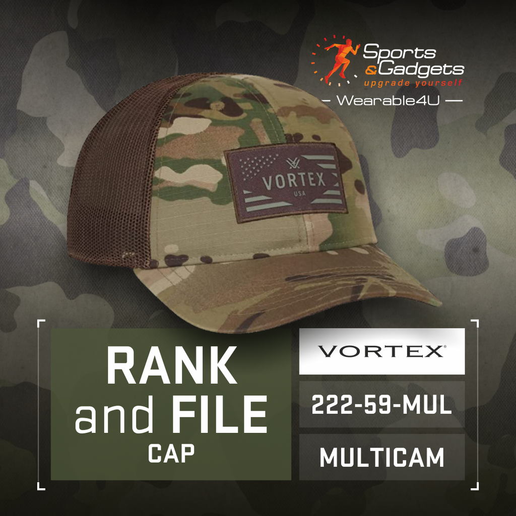 Embrace Adventure with the Vortex Optics Rank and File Multicam Cap