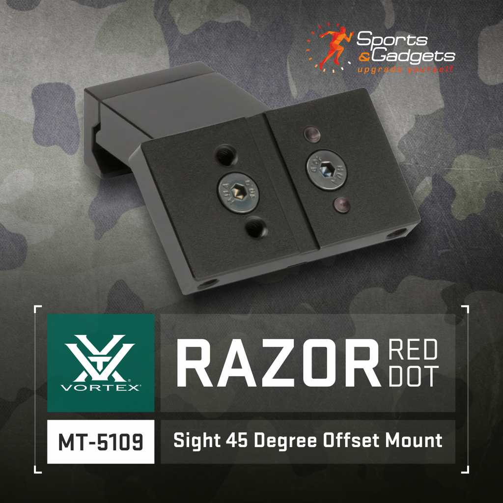 Vortex Optics Razor Red Dot Sight 45 Degree Offset Mount (MT-5109): Compact Power for Close-Quarters Precision