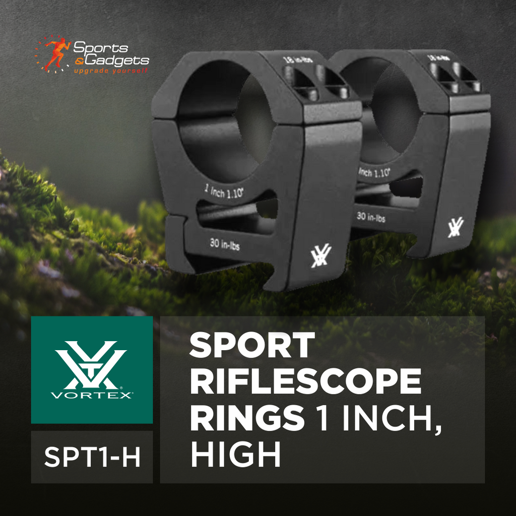 🔩 Vortex Optics Sport Riflescope Rings 1 Inch, High (SPT1-H): Strong, Simple, and Built to Keep Your Scope Locked In 🎯