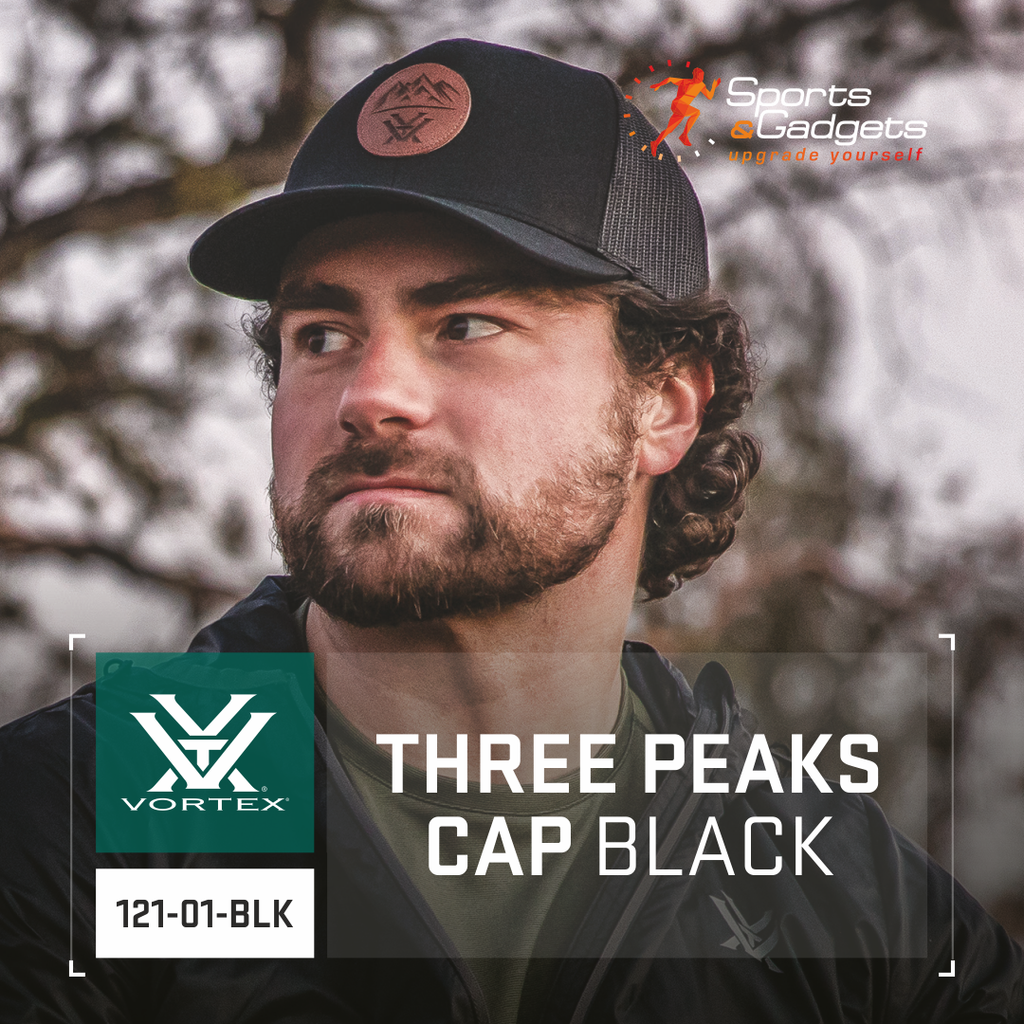 Adventure Meets Style: Vortex Optics Three Peaks Cap in Black