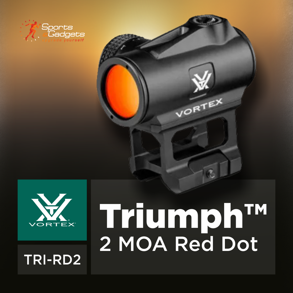 🔴 Vortex Optics Triumph 1x 2 MOA Red Dot (TRI-RD2): Simple, Fast, and Built for Confident Shooting 🎯