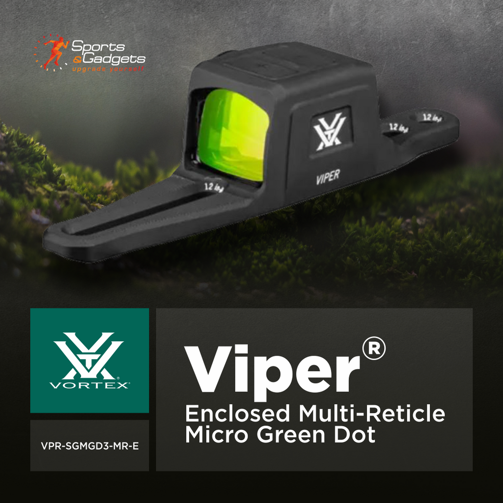 🎯 Vortex Optics Viper Enclosed Multi-Reticle Micro Green Dot (VPR-SGMGD3-MR-E): Low-Profile Speed, Rugged Protection, and a Bright Green Reticle 💚