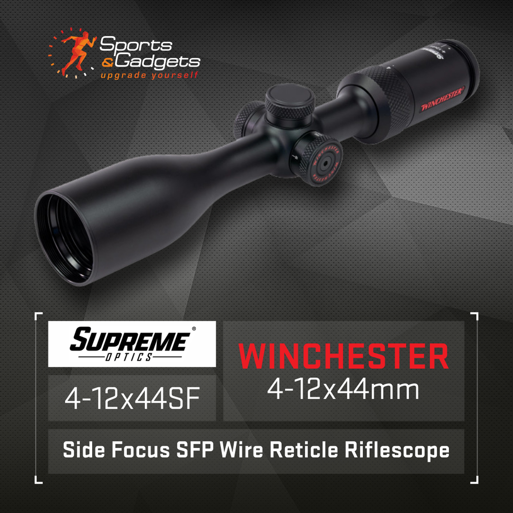 Conquer Every Shot with the Winchester Supreme 4-12x44mm Riflescope