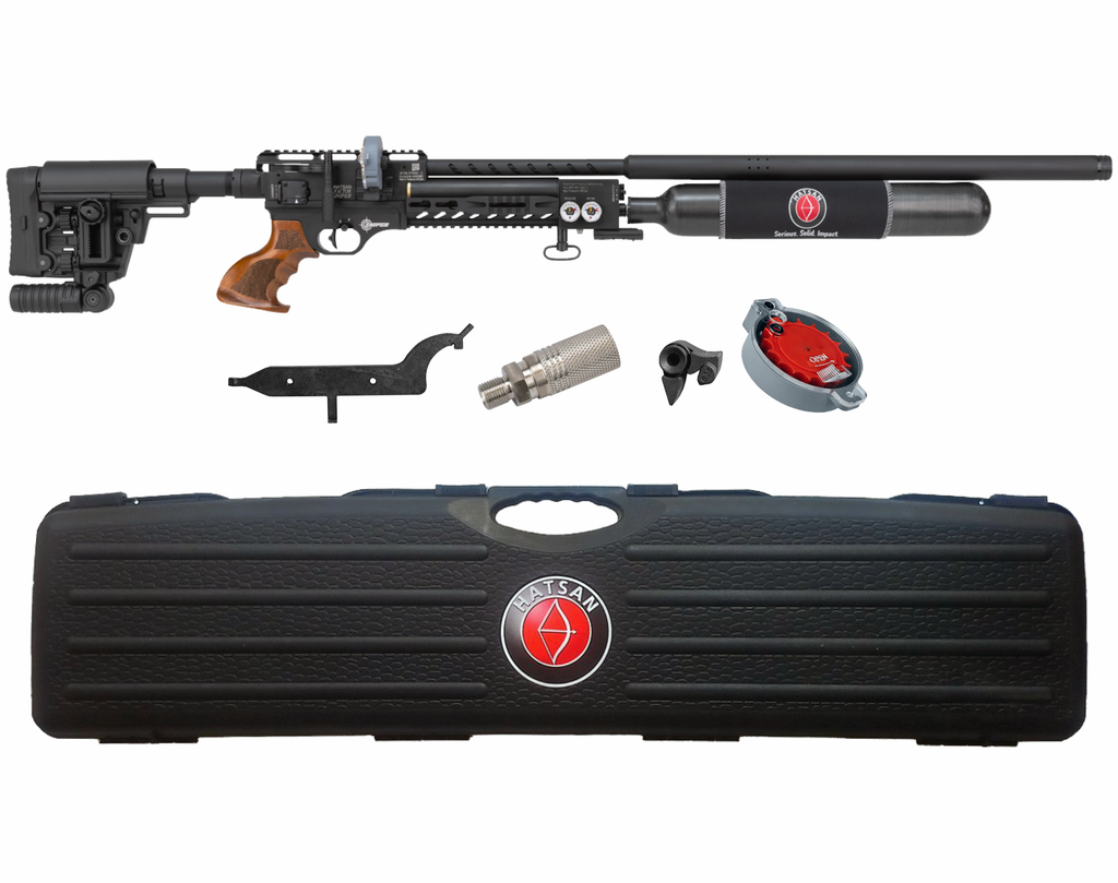 Hatsan Factor Sniper Long .30 Caliber PCP Side-Lever Air Rifle