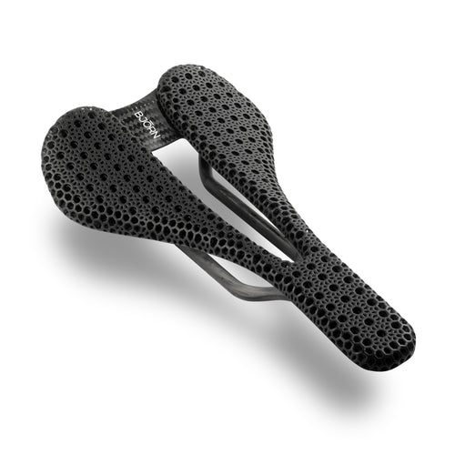 Bjorn Cycles Carbon Bicycle Saddle with 3D Printed Pad Setka