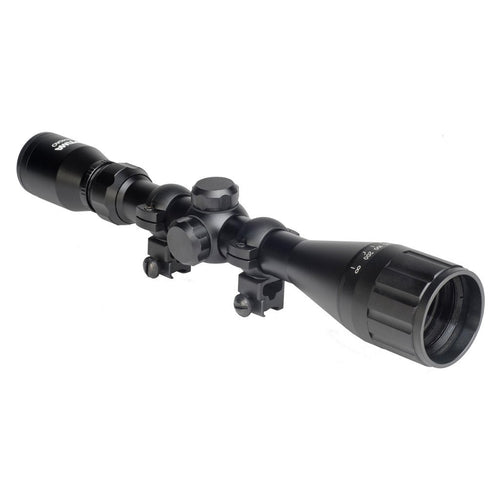 Hatsan Optima 3-9X40AO Fully Multi-Coated Mil-Dot Reticle Air Rifle Scope (HA90501) with Caps and Dovetail Mounts