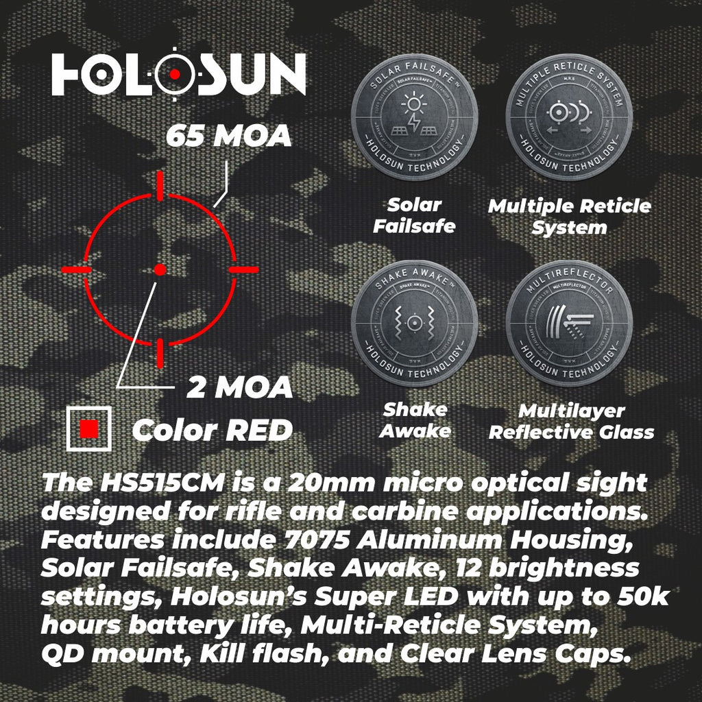 HOLOSUN HS515CM Point Rouge – Monture QD – Panneau Solaire – Occasion