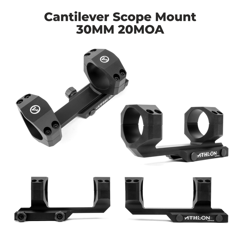 Athlon Cantilever Mount 30mm 20 MOA with Wearable4U Lens Cleaning Pen Bundle