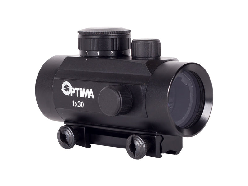 Hatsan Optima 1X30 Air Gun Red Dot Sight with Integrated 11mm Dovetail Mounts