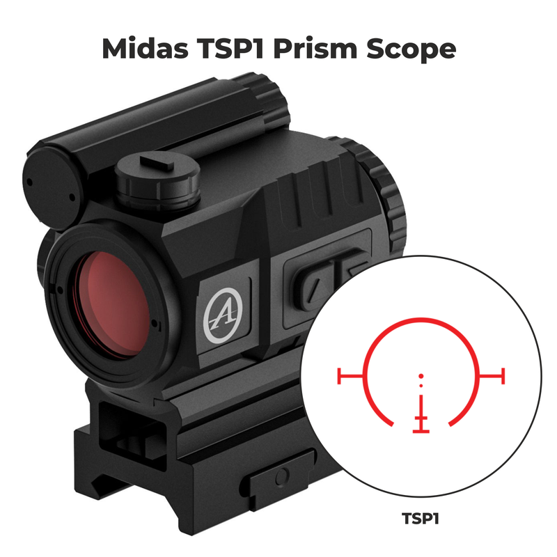 Athlon Midas TSP1 Prism Reticle Red Dot Scope
