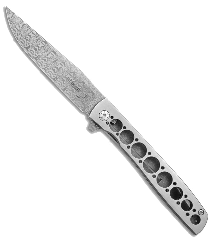 Boker Plus Urban Trapper Damasteel Titanium Folding Pocket Knife 01BO739DAM