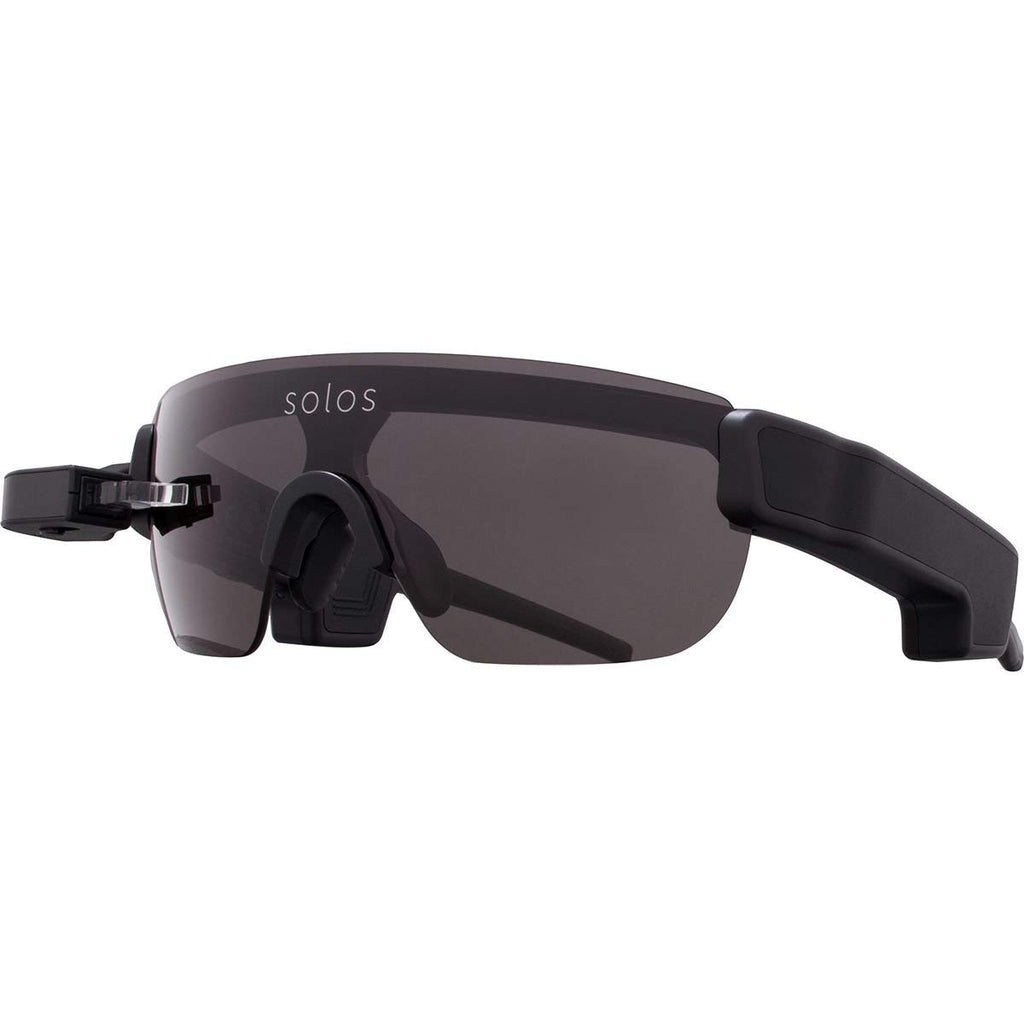 Solos Smart Glasses, Black 330004500 w/ Widescreen Display, Micropho