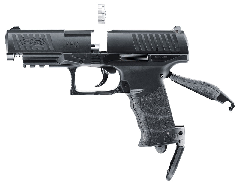 Umarex Walther PPQ .177 Caliber CO2 BBs or Pellets Air pistol, Black