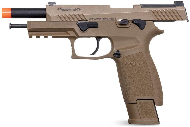 Sig Sauer Pro Force M17 CO2 Blowback Airsoft Pistol, Coyote Tan