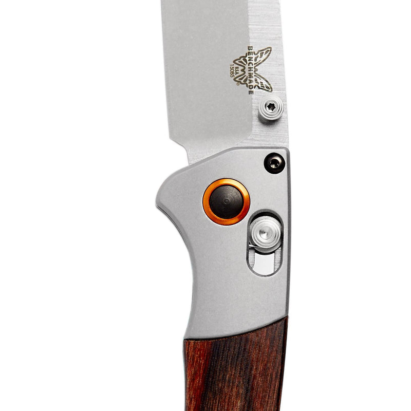 Benchmade 15085-2 Mini Crooked River 3.40" Plain Clip-point Folding Knife