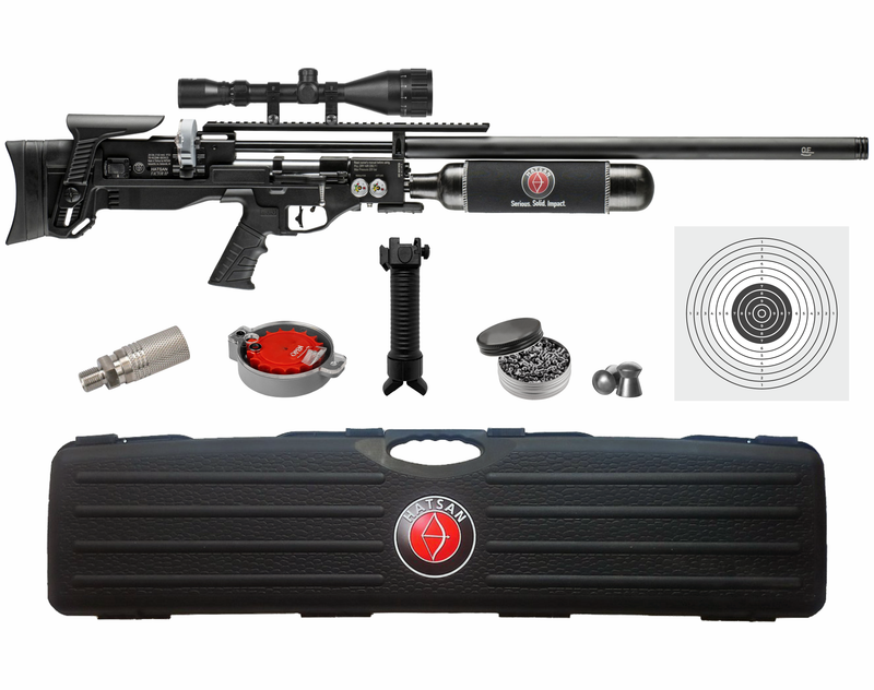 Hatsan Factor BP BullPup PCP QE Side-Lever Action Air Rifle with Included Wearable4U Bundle