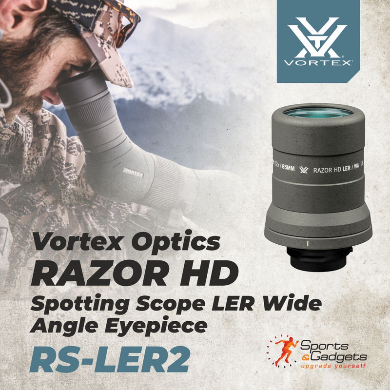 Vortex Optics Razor HD LER Spotting  Scope Wide Angle Eyepiece with Hat and Pen Bundle