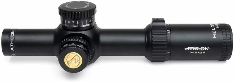 Athlon Optics Helos 1-4.5x24 SFP Direct Dial 30mm ATSR3 IR MOA Riflescope