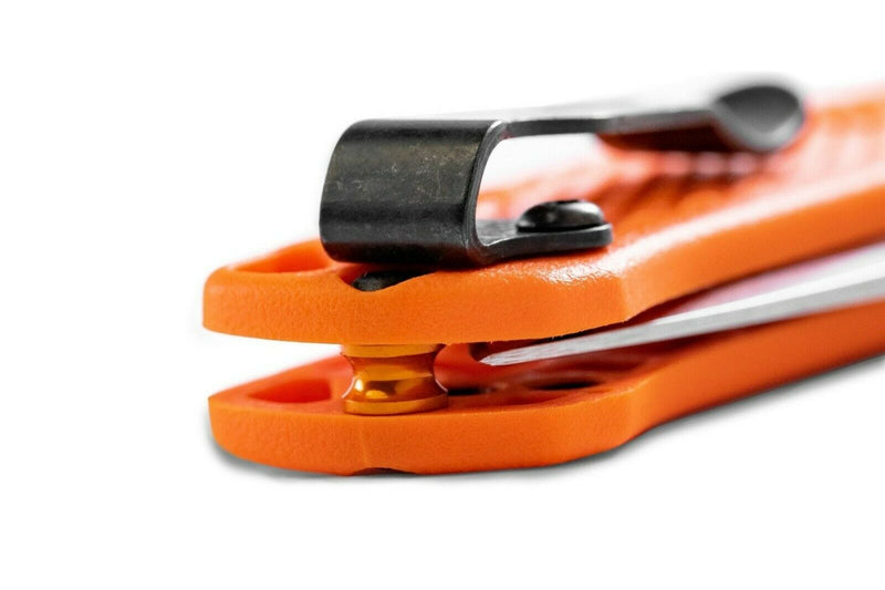 Benchmade Mini Bugout 533 Orange Drop Point 2.82" Folding Pocket Knife