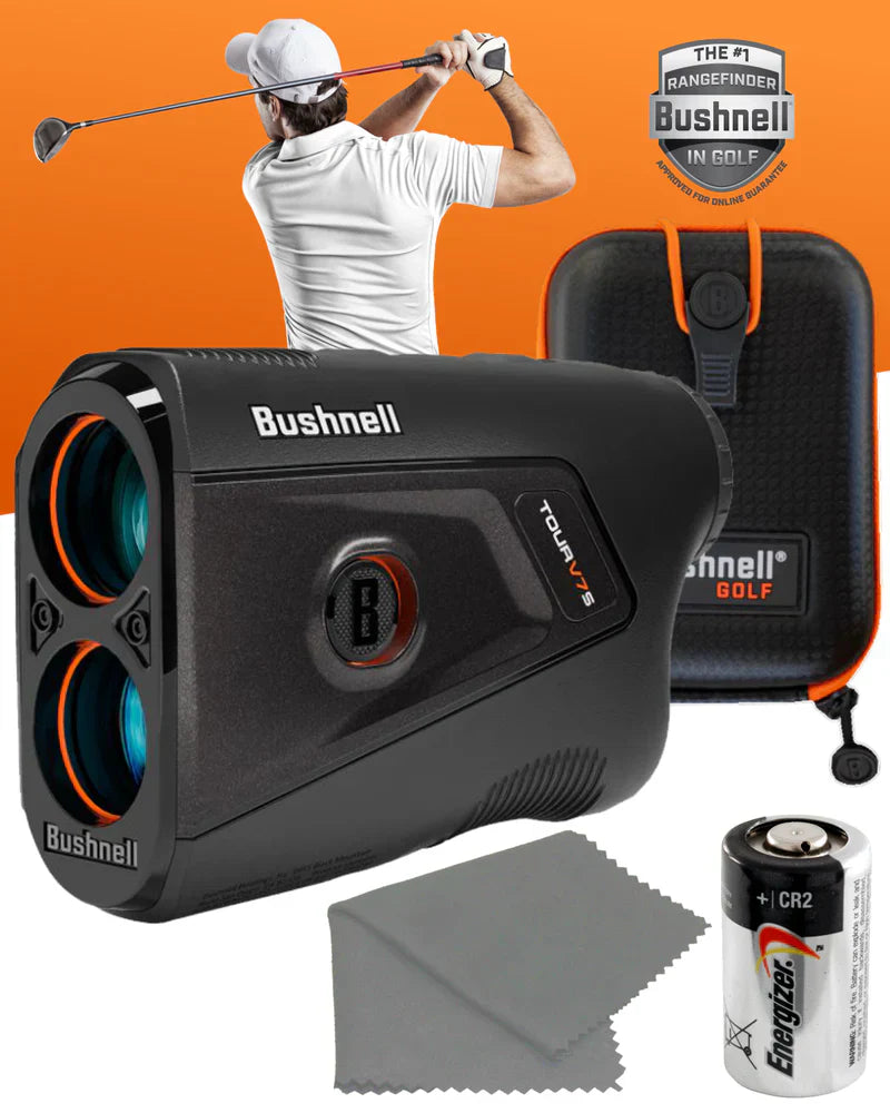 ⛳ Bushnell Golf Tour V7 Shift Laser Rangefinder (202621P): Dual-Color OLED + Tour-Trusted Slope for Faster, Smarter Club Choices 🎯