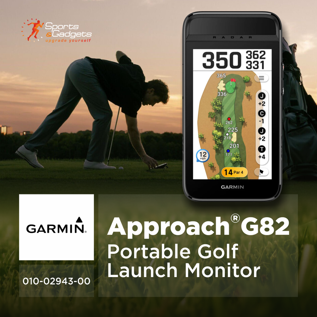 📡 Garmin Approach G82 (010-02943-00): Portable Launch Monitor + Premium GPS Handheld with a 5