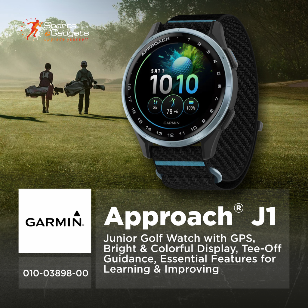 ⛳ Garmin Approach J1 Junior Golf GPS Watch (010-03898-00): Bright AMOLED Display, Tee‑Off Guidance + Kid‑Friendly Golf Features to Learn and Improve ⌚