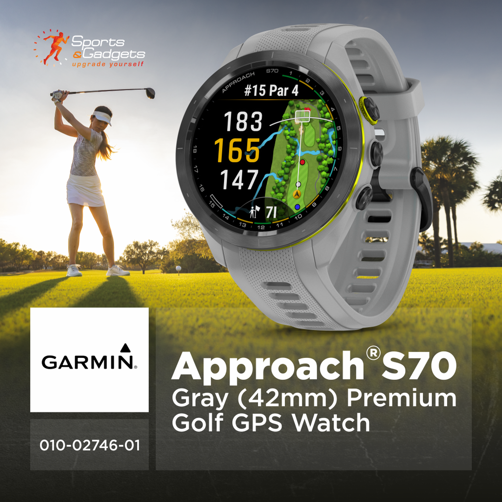 ⛳ Garmin Approach S70 Gray (42mm) Premium Golf GPS Watch: Premium Golf Intelligence On and Off the Course ⌚
