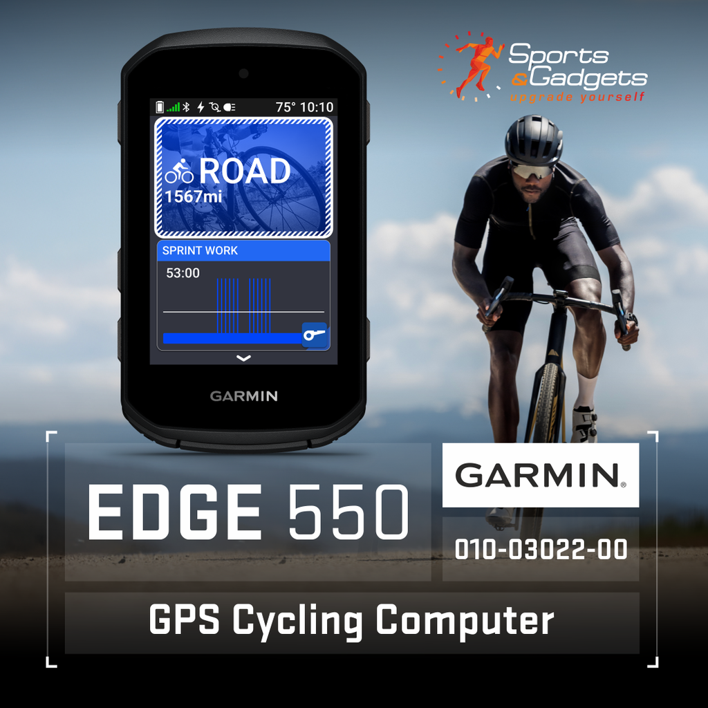 Garmin Edge 550 GPS Cycling Computer: Train Smarter, Ride Safer, Explore Further