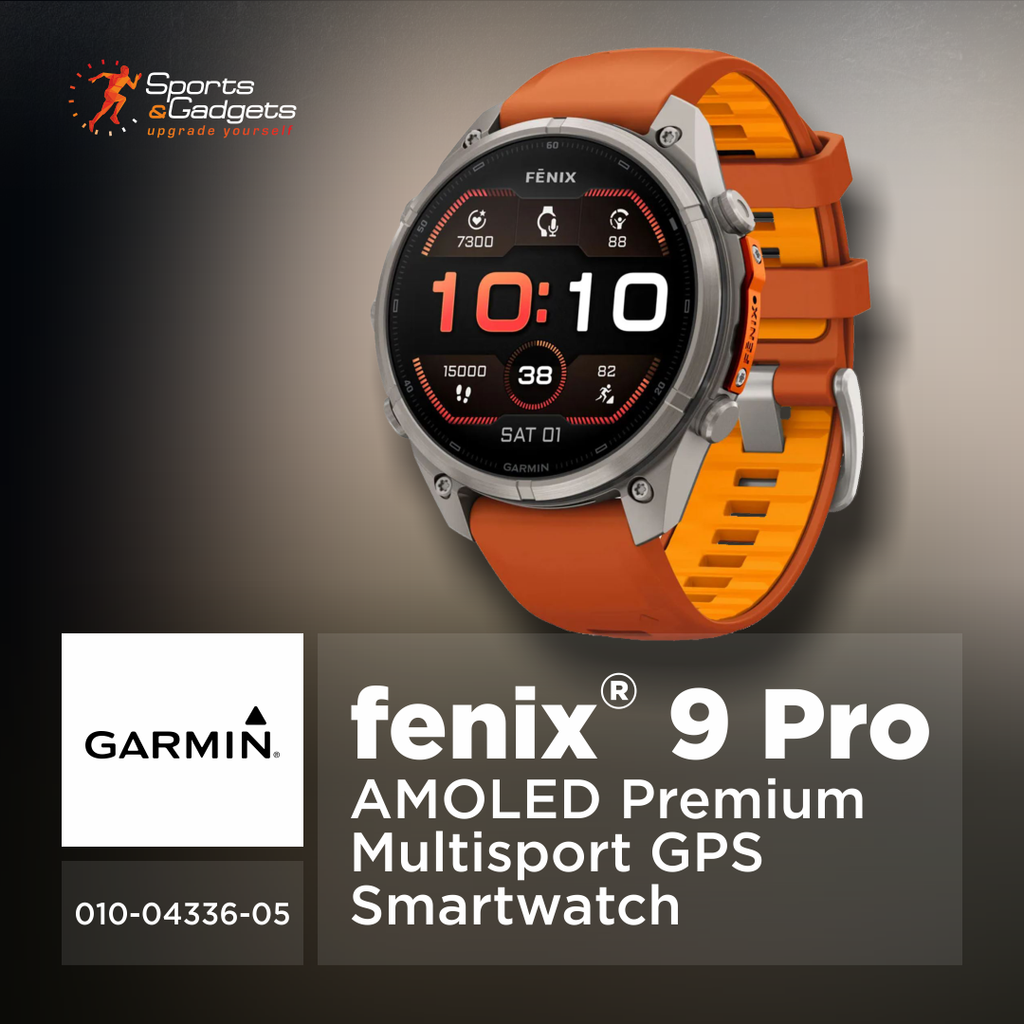 ⌚ Garmin fēnix 9 Pro AMOLED Premium Multisport GPS Smartwatch: Titanium, Sapphire, Navigation, and Adventure-Ready Performance 🏔️