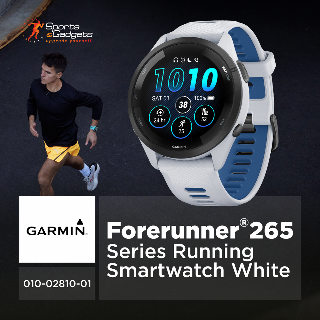 🏃‍♂️ Garmin Forerunner 265 Series Running Smartwatch White (010-02810-01): Train Smarter, Recover Better, and Run Brighter ⌚