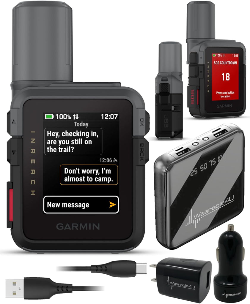 🛰 Garmin inReach Mini 3 + Wearable4U Power Bundle — The Ultimate Lifeline for Off-Grid Adventure 🤳