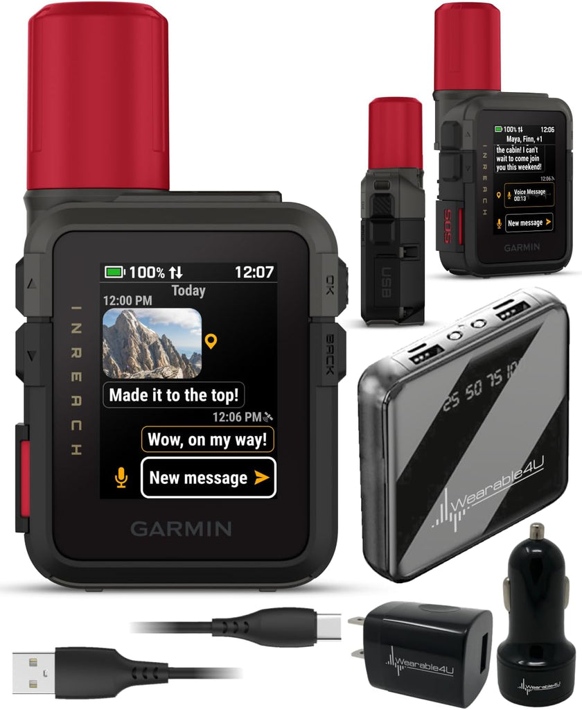 📡 Stay Connected Anywhere — Garmin inReach Mini 3 Plus + Wearable4U Bundle