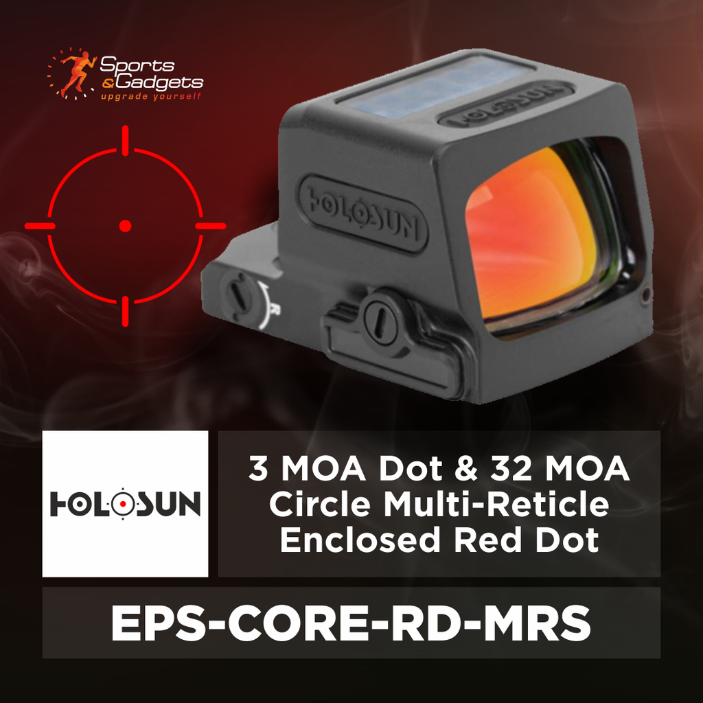 🔴 Holosun EPS-CORE-RD-MRS Enclosed Red Dot: Compact RMSc Footprint with Multi-Reticle Versatility 🎯