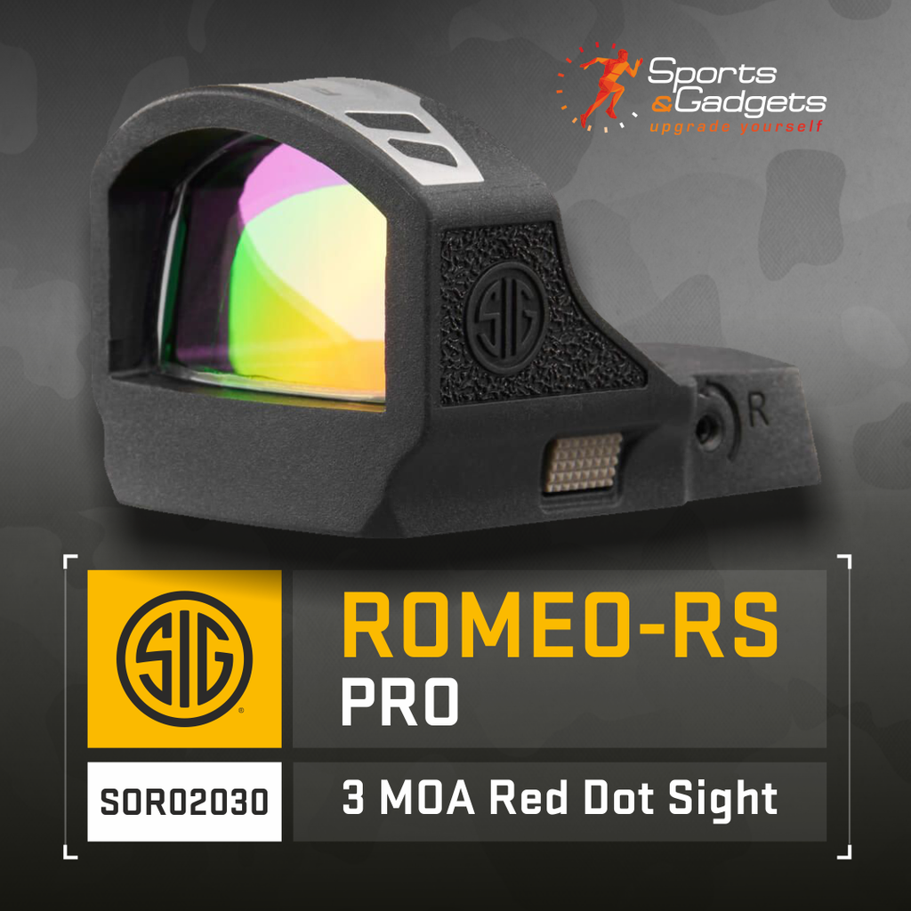 SIG SAUER Romeo-RS PRO 3 MOA Red Dot Sight: Reinforced Steel Performance for Air Pistols