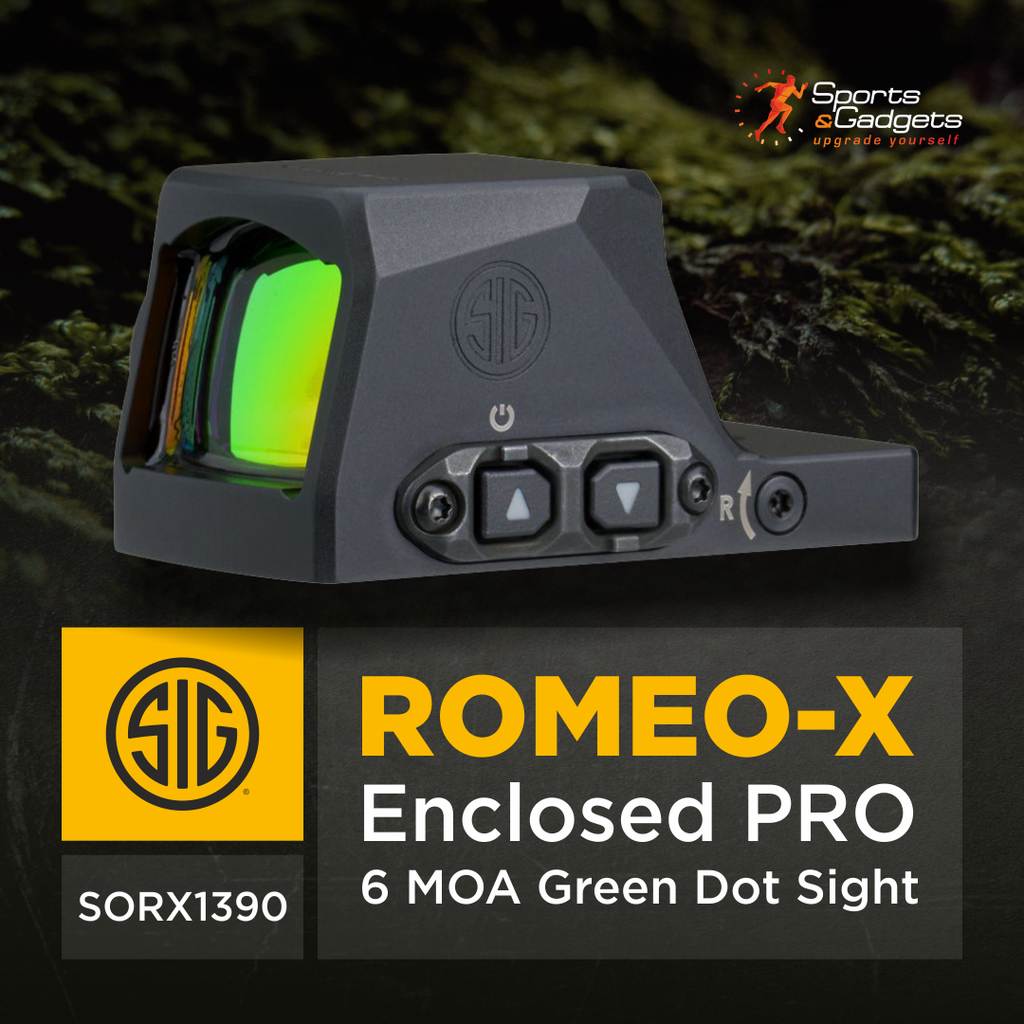 🟢 Sig Sauer ROMEO-X Enclosed Pro 6 MOA Green Dot Sight — Built for Duty, Confidence, and Precision