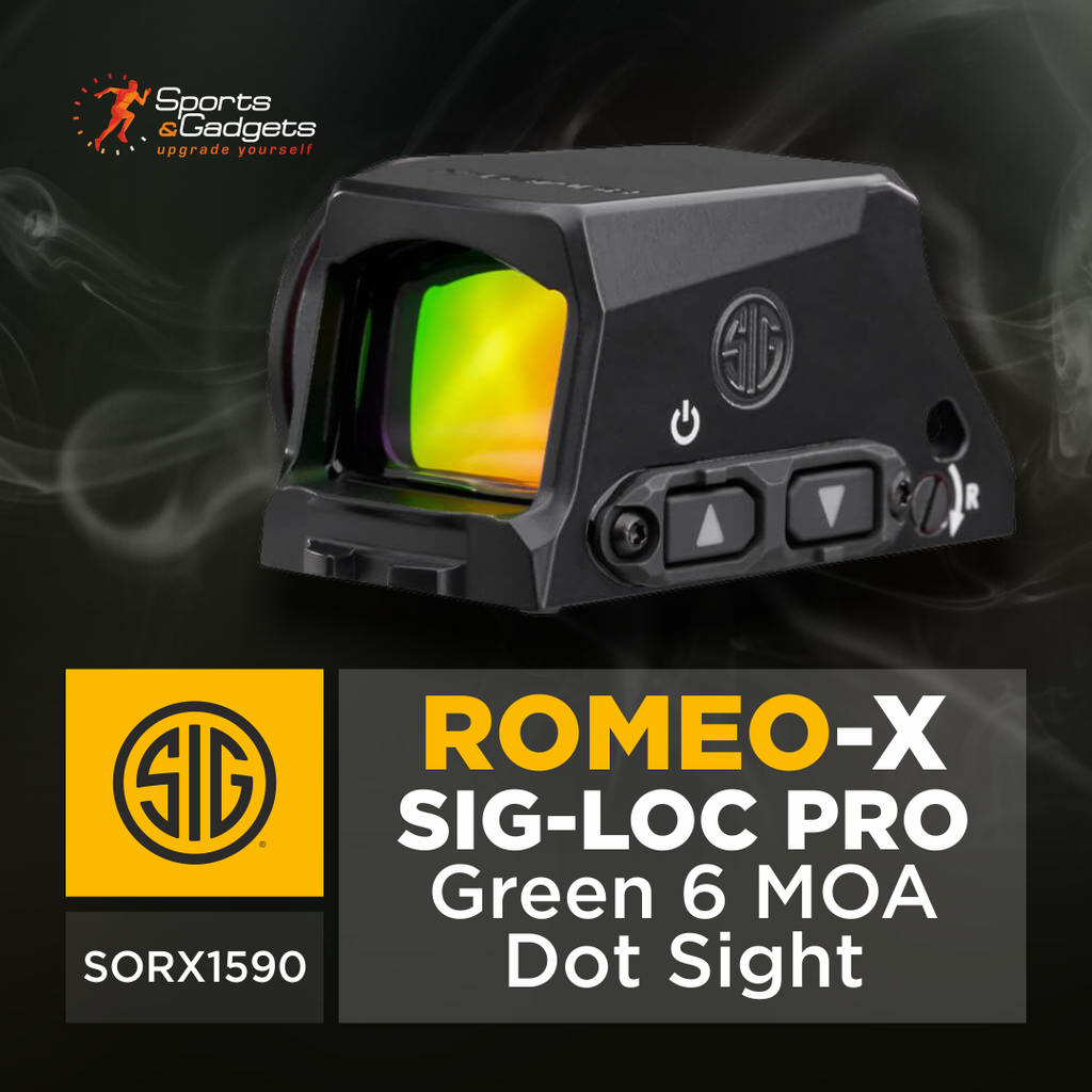 🟢 Sig Sauer ROMEO-X SIG-LOC PRO Green 6 MOA Dot Sight: Ultra-Low, Ultra-Tough Optic Integration 🎯