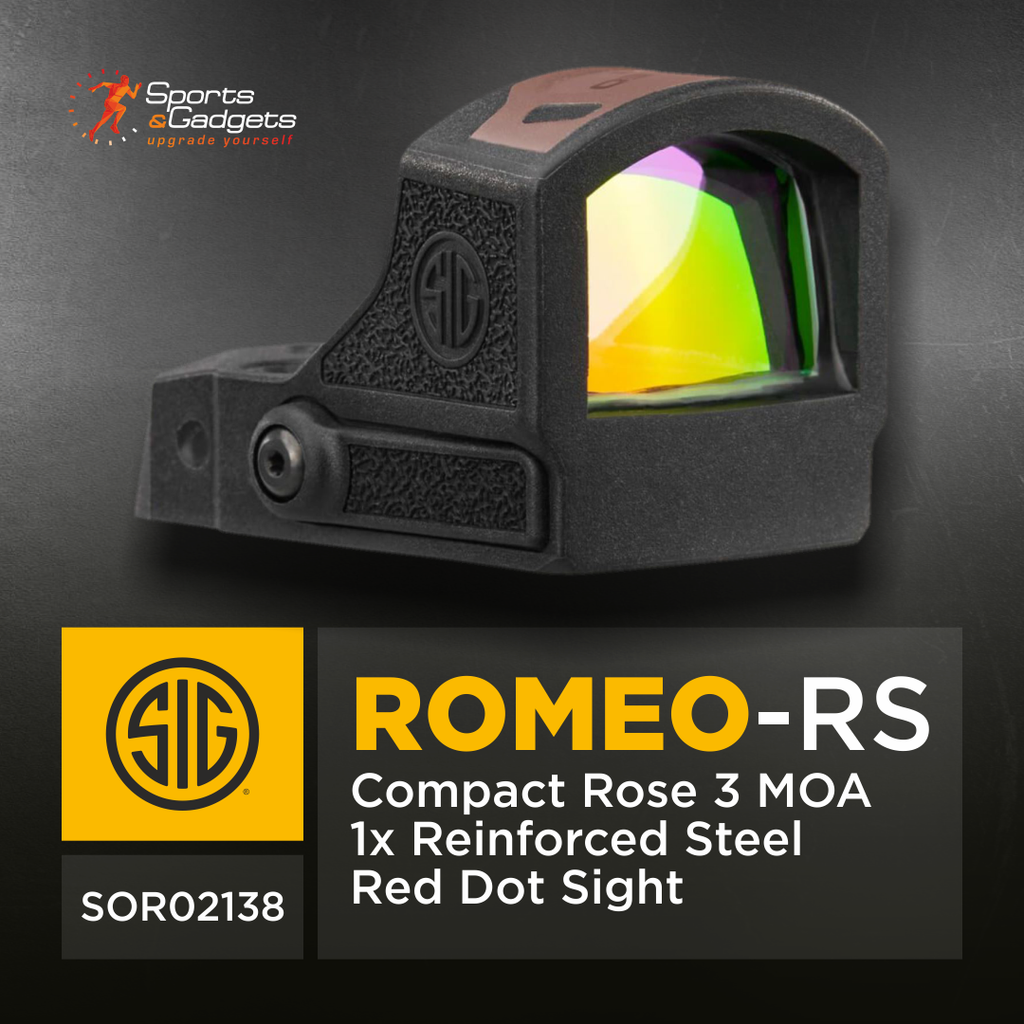 🔴 Sig Sauer ROMEO-RS Compact Rose 3 MOA 1x Reinforced Steel Red Dot Sight (SOR02138): Compact Strength, Fast Targeting, and Rose Gold Style 🎯