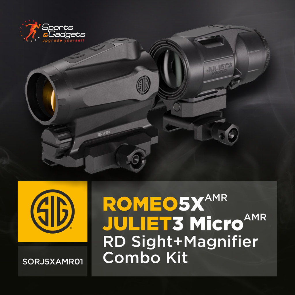 🔴🔎 Sig Sauer ROMEO5X-AMR and JULIET3-MICRO AMR Combo Kit: Flexible 1x and 3x Viewing in One Package 🎯