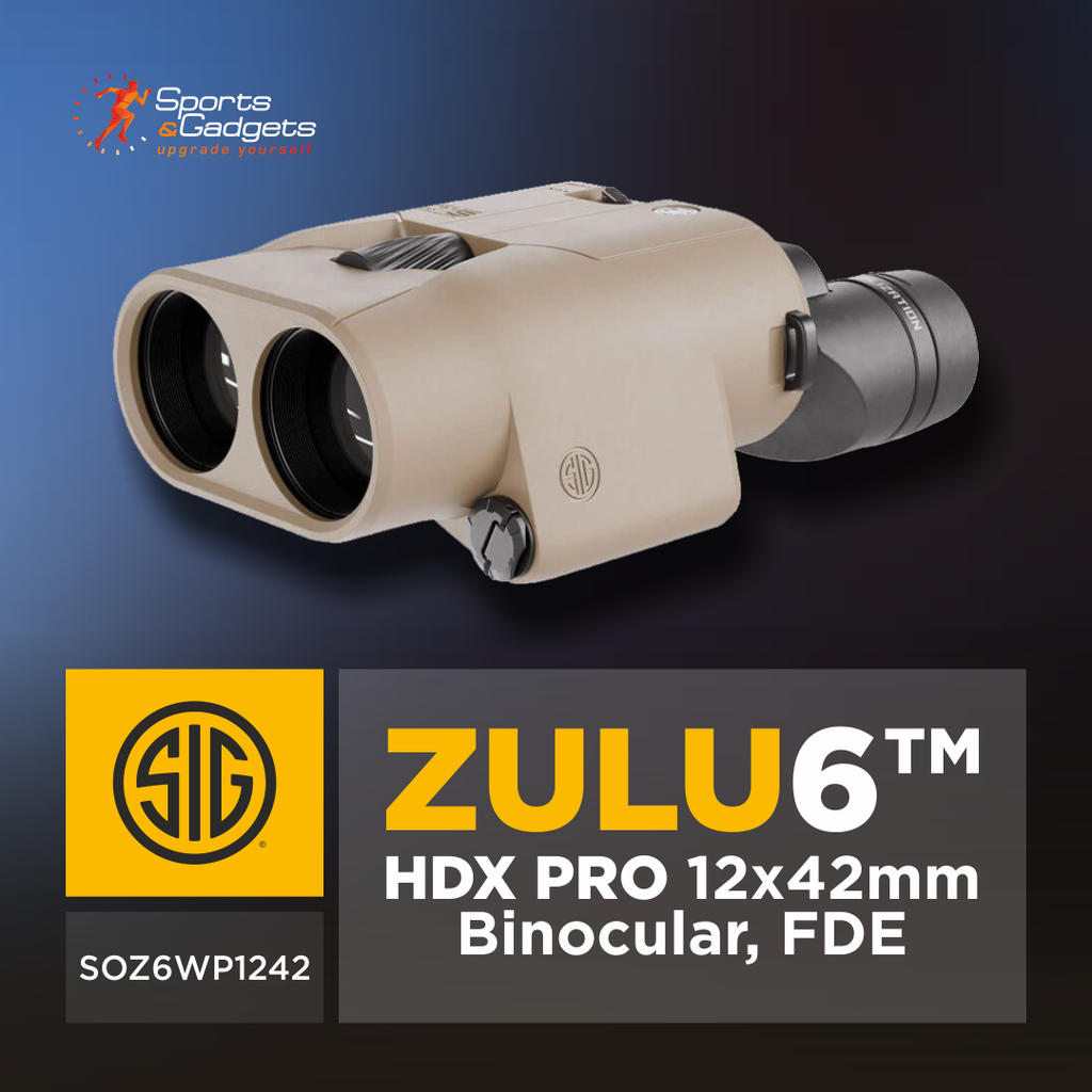🔭 Sig Sauer ZULU6 HDX PRO 12x42mm Image Stabilized Binoculars: Clear, Stable Viewing in Demanding Conditions 🔭