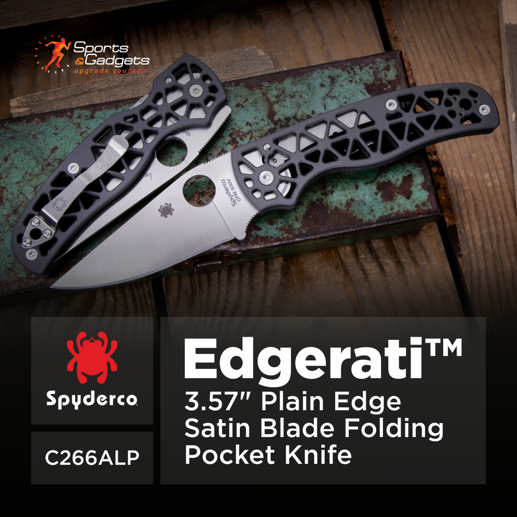 🔪 Spyderco Edgerati Folding Knife: Precision Engineering Inspired by Automotive Design 🏎️