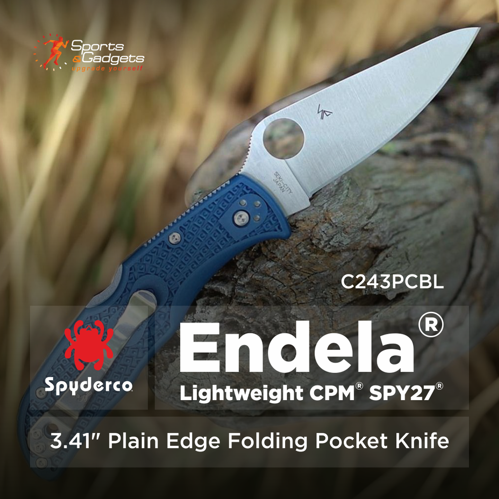 🔵 Spyderco Endela Lightweight CPM SPY27: The Perfect Mid-Size EDC Upgrade 🔪✨