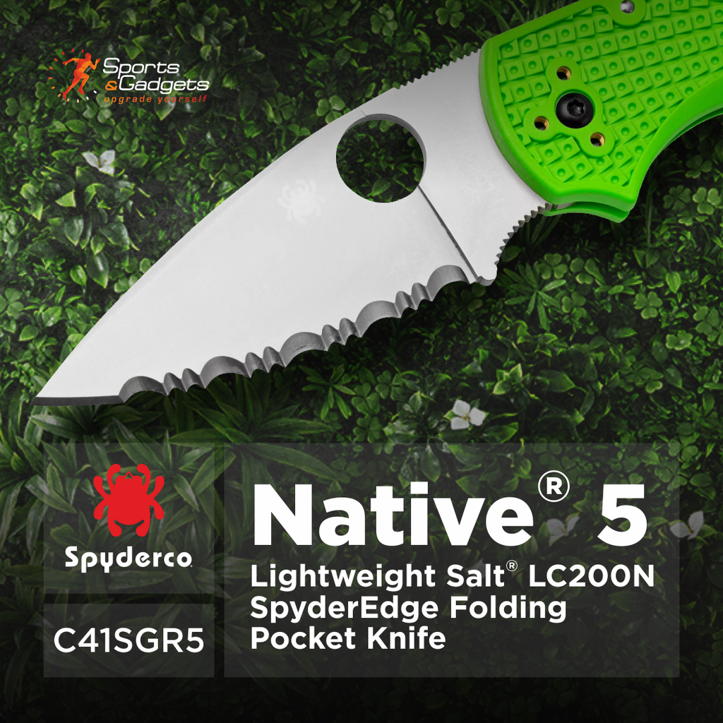 🌊 Spyderco Native 5 Lightweight Salt: A Trusted American-Made Folder Built for Wet Environments🔪