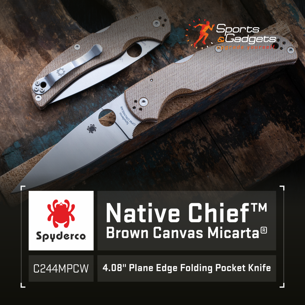 Spyderco Native Chief CruCarta: Power, Precision, and Classic Craftsmanship