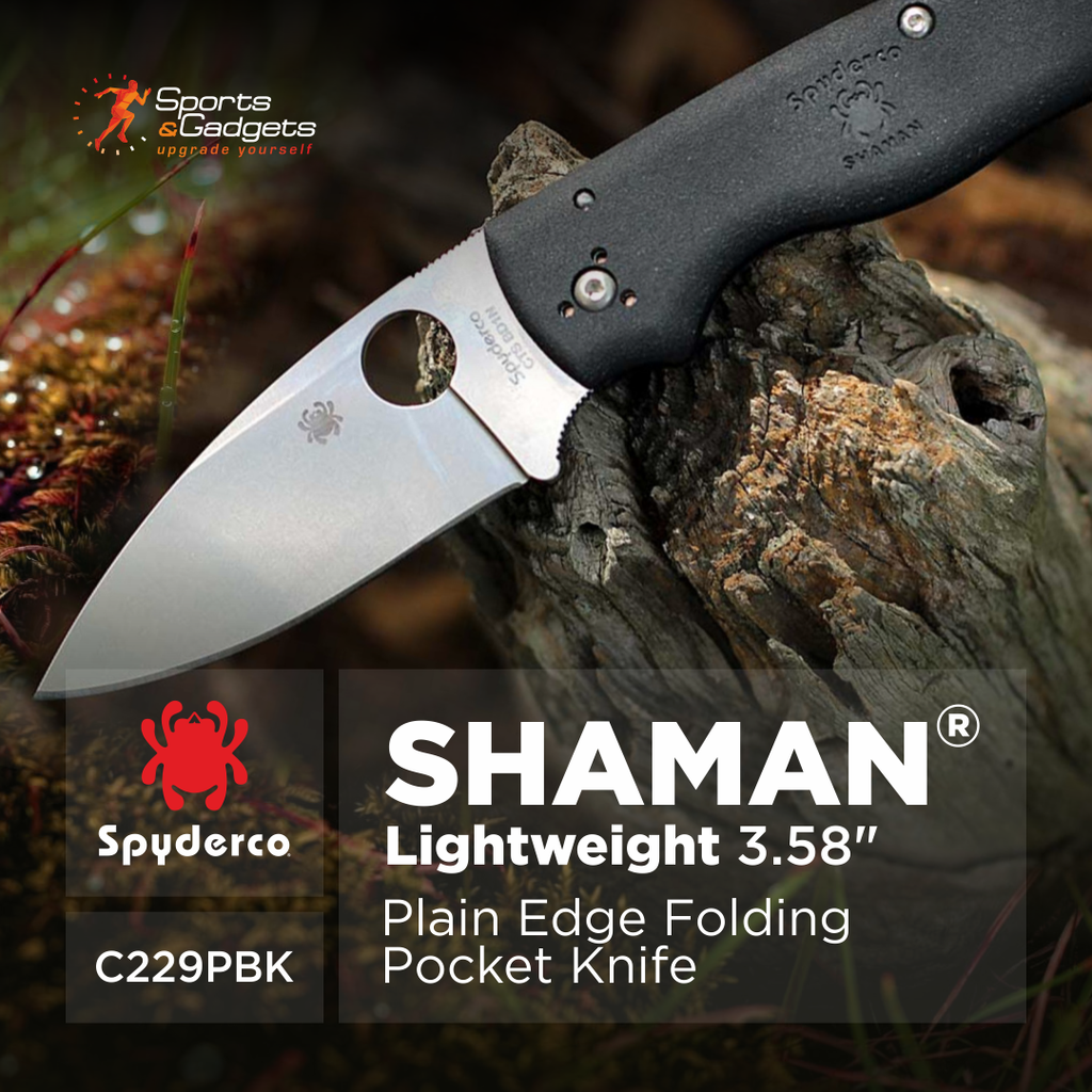 🗡️ Spyderco Shaman Lightweight 3.58