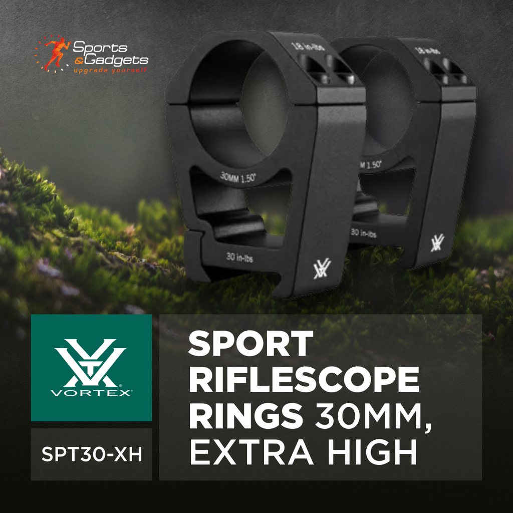 🔩 Vortex Optics Sport Riflescope Rings 30mm, Extra High (SPT30-XH): Reliable Scope Mounting Made Simple 🎯