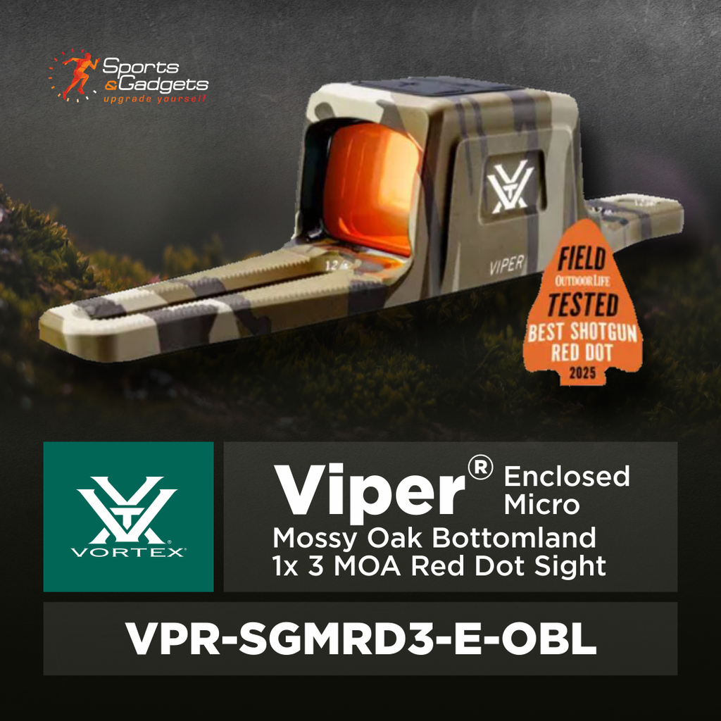 🌿 Vortex Optics Viper Enclosed Micro Mossy Oak Bottomland 1x 3 MOA Red Dot Sight (VPR-SGMRD3-E-OBL): Low-Profile Speed, Enclosed Protection, and Field-Ready Camo 🎯