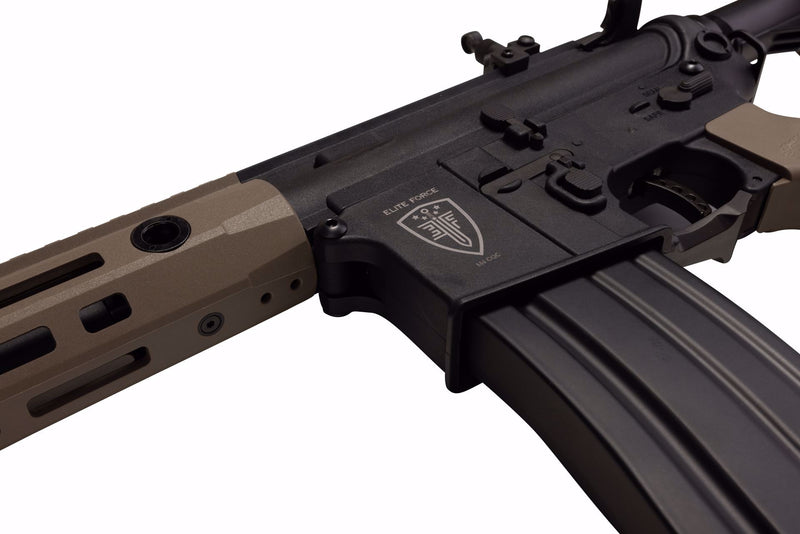 Umarex Elite Force EF M4 CQCX-6MM-BLACK/TAN AEG 6mm Airsoft Rifle with EyeTrace System (2279588)