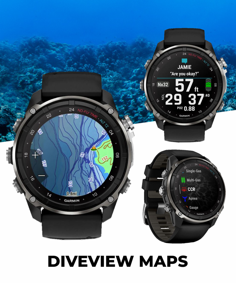 Garmin Descent Mk3i – 51 mm Watch-Style Dive Computer