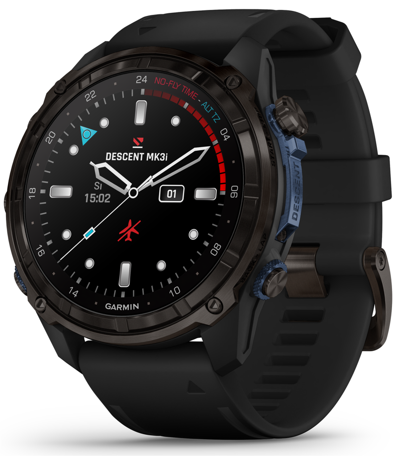 Garmin Descent Mk3 & Mk3i 51 mm & 43 mm, Titanium Dive Computer +extra-long strap | Up to 25 days Battery Life, AMOLED Display, GPS Smartwatch & Wearable4U Gift Bundle