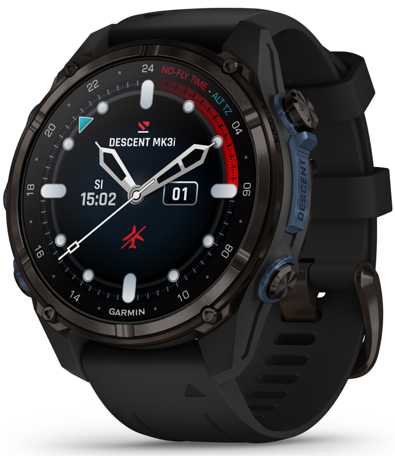 Garmin Descent Mk3 & Mk3i 51 mm & 43 mm, Titanium Dive Computer +extra-long strap | Up to 25 days Battery Life, AMOLED Display, GPS Smartwatch & Wearable4U Gift Bundle
